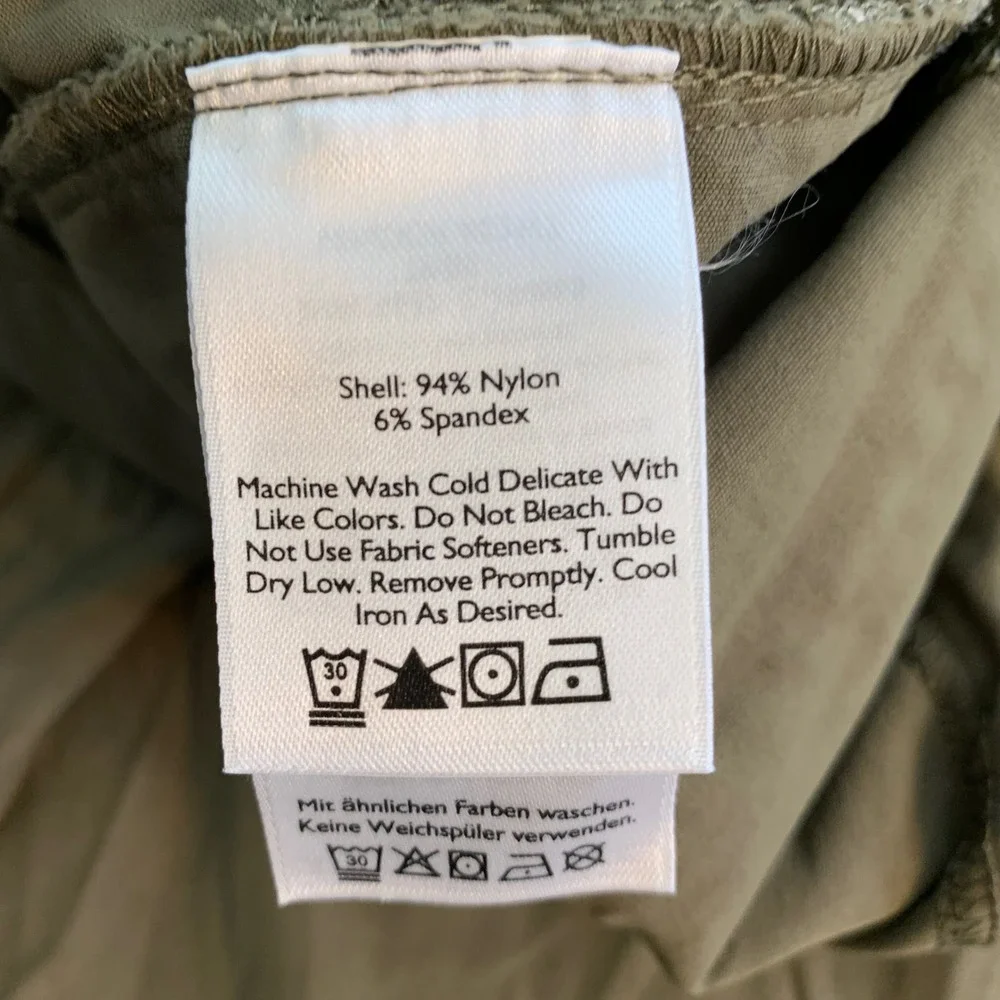 Eddie Bauer‎ Travex Mens 32x30 Hiking Pants Olive Green Nylon Stretch 13907903